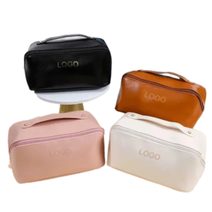 Luxury PU Leather Travel Cosmetic Organizer