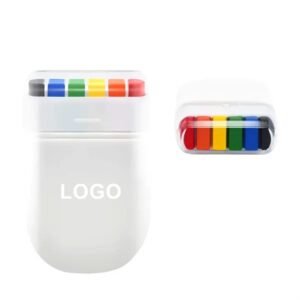 6-Color Rainbow Face Paint Stick for Fans and Festivals