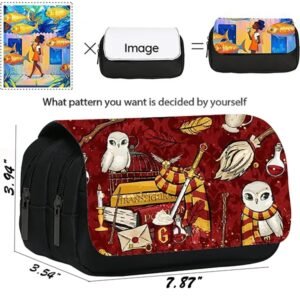 Customizable Zippered Pencil Case