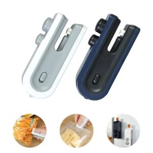 Rechargeable Mini Bag Sealer with Magnetic Back for Easy Foo