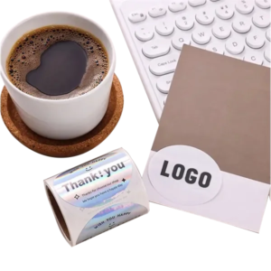 Custom Thank You Stickers Roll as Packaging Labels