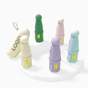 Compact Capsule Umbrella - UPF 50+ Sun & Rain Protection