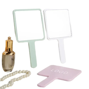Portable Handheld Square Makeup Mirror with Custom Logo