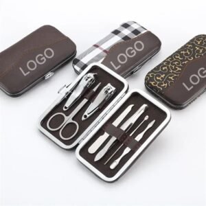 Premium Portable 7-Piece Nail Clipper Manicure Set