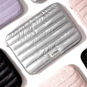 Custom Quilted Laptop Sleeve with Water-Resistant Fabric