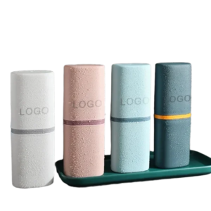 Minimalist Portable Travel Toothbrush Tumbler Set