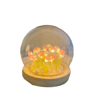 DIY Tulip Dome Night Light Handmade Birthday Gift Set