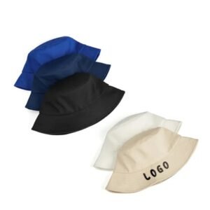 Foldable Cotton Bucket Hat with Wide Brim for All Seasons
