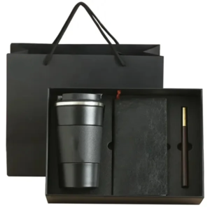 Custom Business Gift Set with Thermos, Notebook, Pen