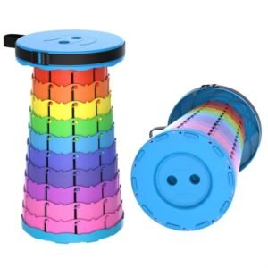 Adjustable Folding Stool Portable Outdoor Travel Chair